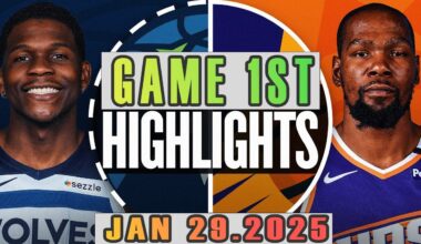 Minnesota Timberwolves vs Phoenix Suns  Game 1st Highlights Jan 29,2025 NBA Season 2024-25