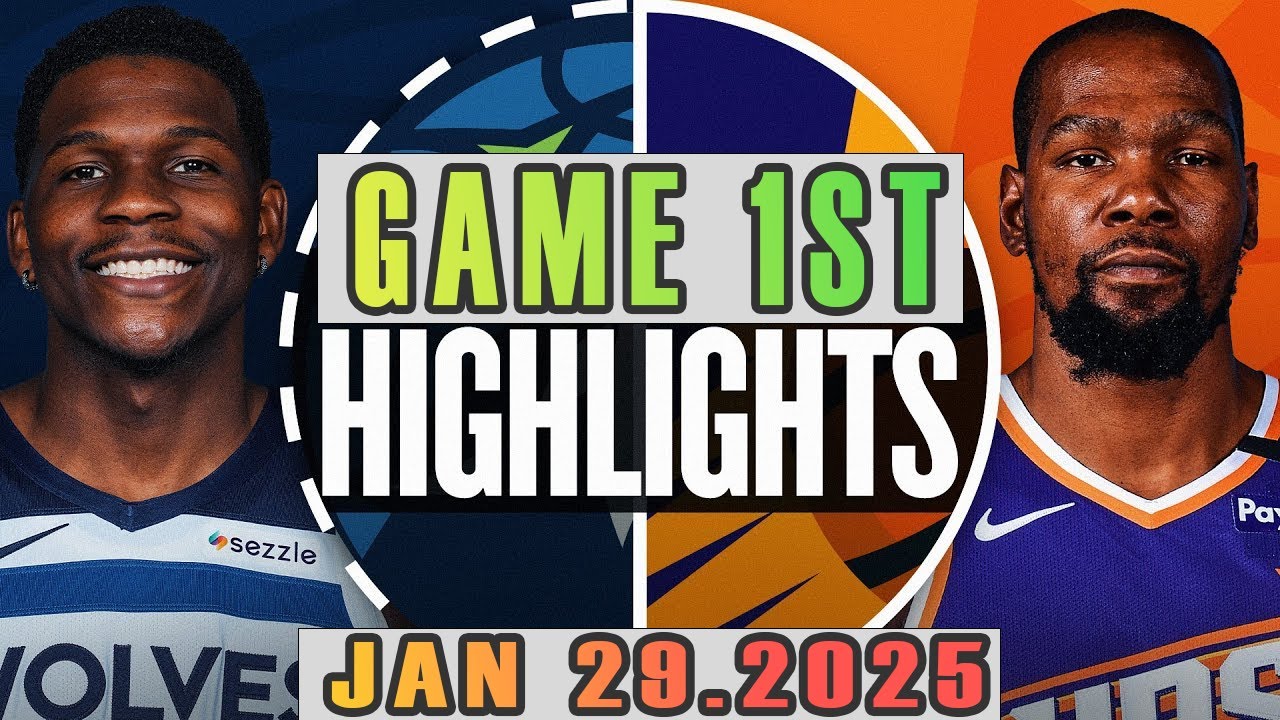 Minnesota Timberwolves vs Phoenix Suns  Game 1st Highlights Jan 29,2025 NBA Season 2024-25