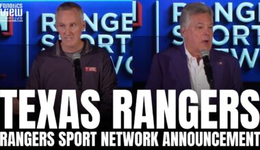 Texas Rangers Announce The Launching of "Rangers Sports Network" for Broadcasting Rangers Games