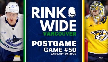 RINK WIDE POST-GAME: Vancouver Canucks at Nashville Predators | Game 50 - Jan. 29, 2025