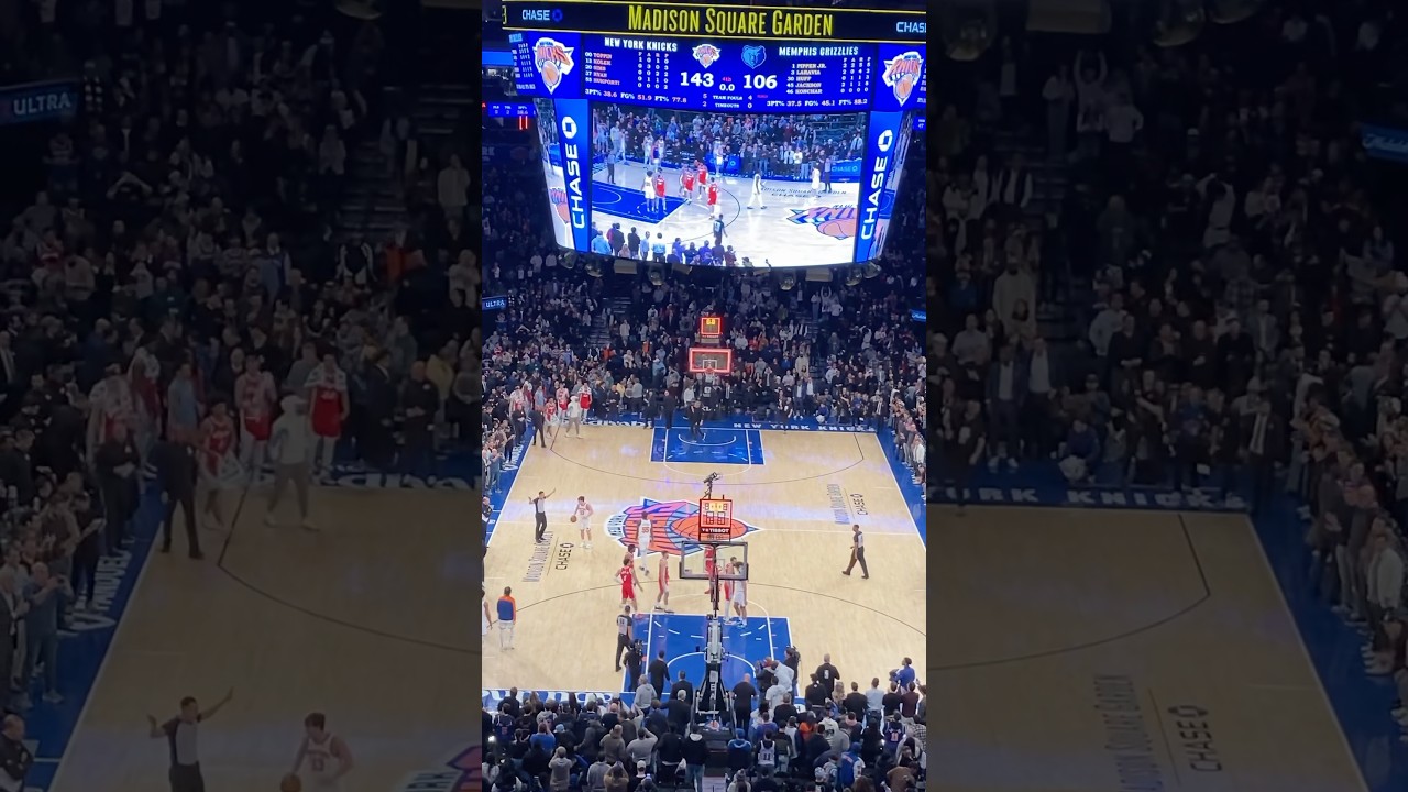 Last 10 Seconds Of Regulation New York Knicks Def Memphis Grizzlies 143-106 1/27/25#shorts#short#fyp