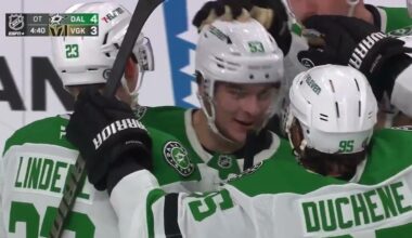 Stars beat Vegas Golden Knights in Overtime | Wyatt Johnston Natural Hat Trick