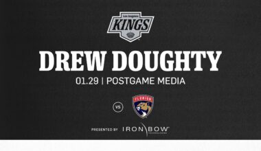 Defenseman Drew Doughty | 01.29 LA Kings fall to the Florida Panthers