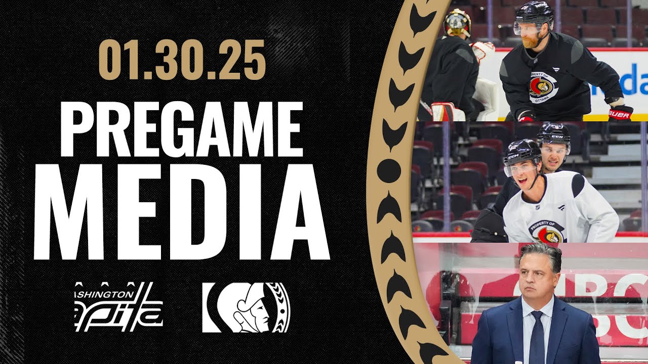 Claude Giroux, Josh Norris, Travis Green Pregame Media vs WSH