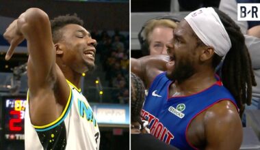 Isaiah Stewart Gets Ejected vs. Pacers for Flagrant 2 Foul to Thomas Bryant