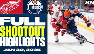 Detroit Red Wings at Edmonton Oilers | FULL Shootout Highlights - January 30, 2025