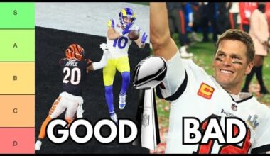 Ranking the Last 10 SUPER BOWLS (2015-2024)