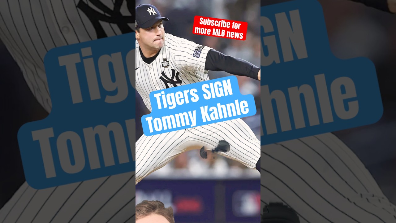 Detroit Tigers SIGN Tommy Kahnle #shorts #youtubeshorts #tigers #mlb