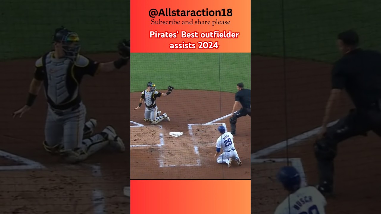 Pirates' Best outfielder assists #2024 #mlbb #trending #viralvideo #motivation #shorts #mlb #sports