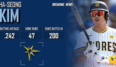 𝐁𝐑𝐄𝐀𝐊𝐈𝐍𝐆 𝐍𝐄𝐖𝐒: Tampa Bay Rays Sign Utilityman Ha Seong-Kim | 2024 MLB Offseason