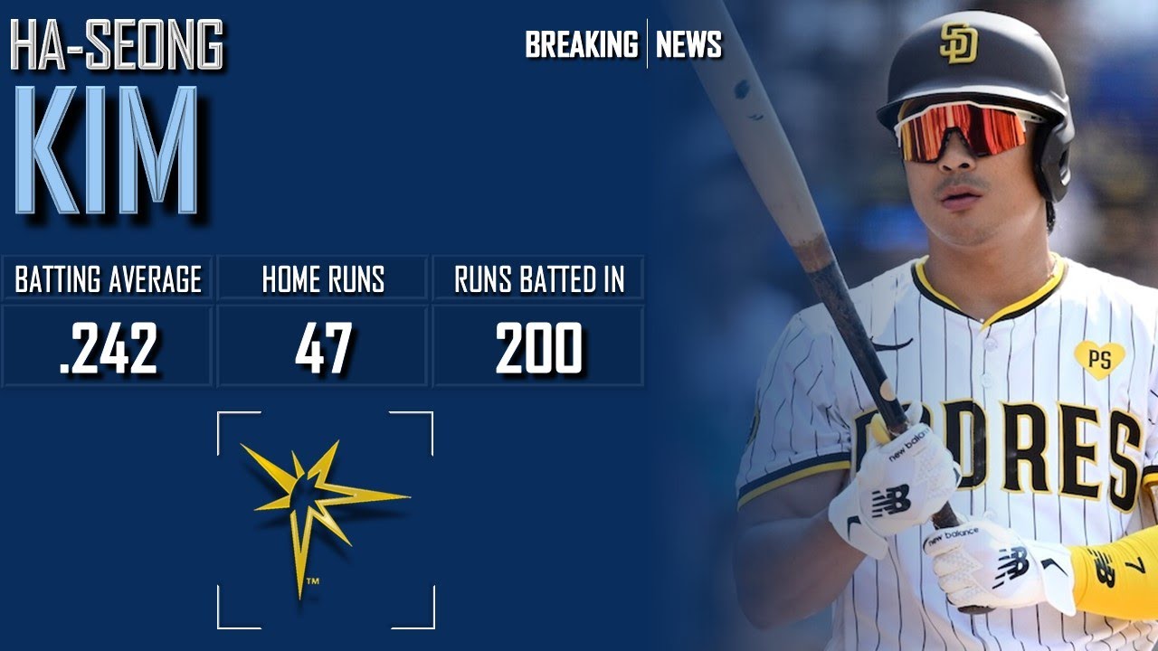 𝐁𝐑𝐄𝐀𝐊𝐈𝐍𝐆 𝐍𝐄𝐖𝐒: Tampa Bay Rays Sign Utilityman Ha Seong-Kim | 2024 MLB Offseason