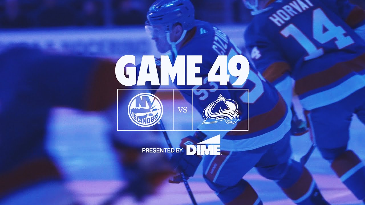 Cinematic Recap: New York Islanders 5 vs Colorado Avalanche 2 | 1/28/25