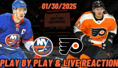 Philadelphia Flyers vs New York Islanders Live Reaction | NHL | 1/30 | Islanders vs Flyers