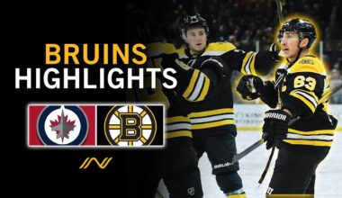 Bruins Highlights: Boston Battle Winnipeg To End January