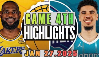 Los Angeles Lakers VS Charlotte Hornets Game 4th Highlights Jan 27,2025 NBA Season 2024-25