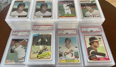 My MLB Dad died 4 years ago so I started collecting PSA-graded cards for his 3 grandsons
