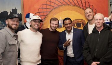 Sammy Sosa with some current Cubs