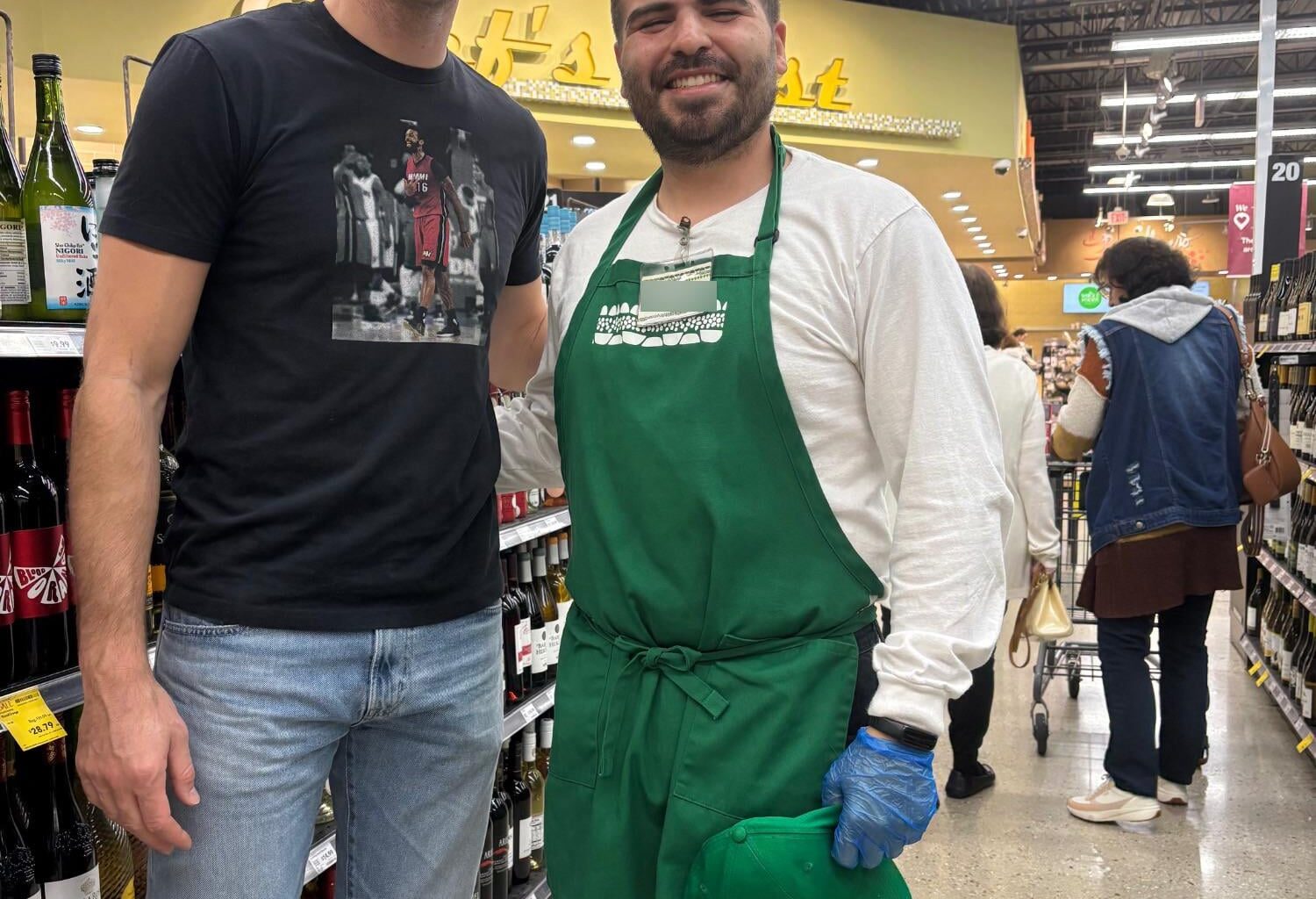 Got to talk Heat Basketball with Goran Dragic at Whole Foods!