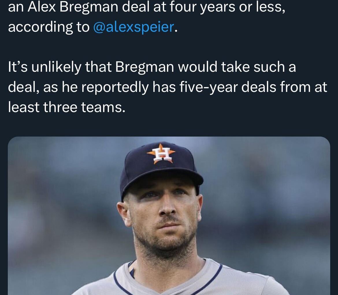 Bregman seems unlikely to sign with Red Sox