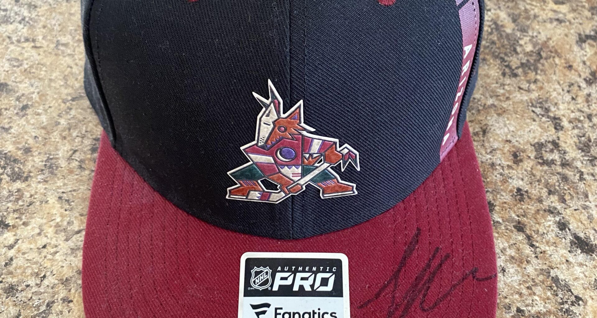 Draft hate signed by Logan Cooley