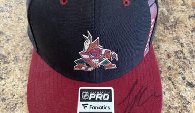 Draft hate signed by Logan Cooley