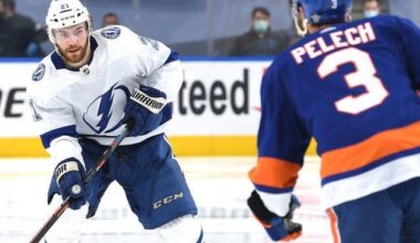 At just past the halfway point of the season, Lightning F Brayden Point has scored more power play goals (12) than the New York Islanders (11).