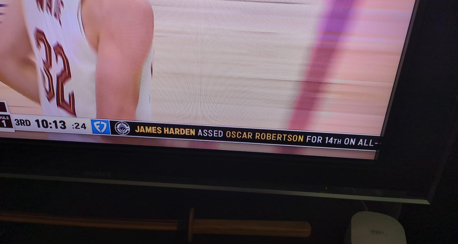 Fun typo during the game