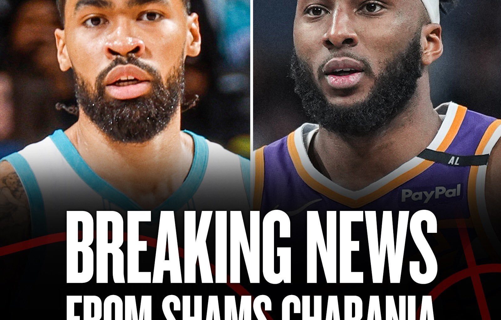 [Charania] The Charlotte Hornets are trading 7-foot center Nick Richards and one second-round pick to the Phoenix Suns for Josh Okogie and three second-round picks, sources tell ESPN.