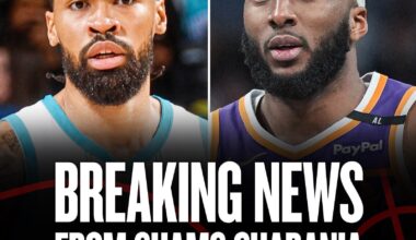 [Charania] The Charlotte Hornets are trading 7-foot center Nick Richards and one second-round pick to the Phoenix Suns for Josh Okogie and three second-round picks, sources tell ESPN.