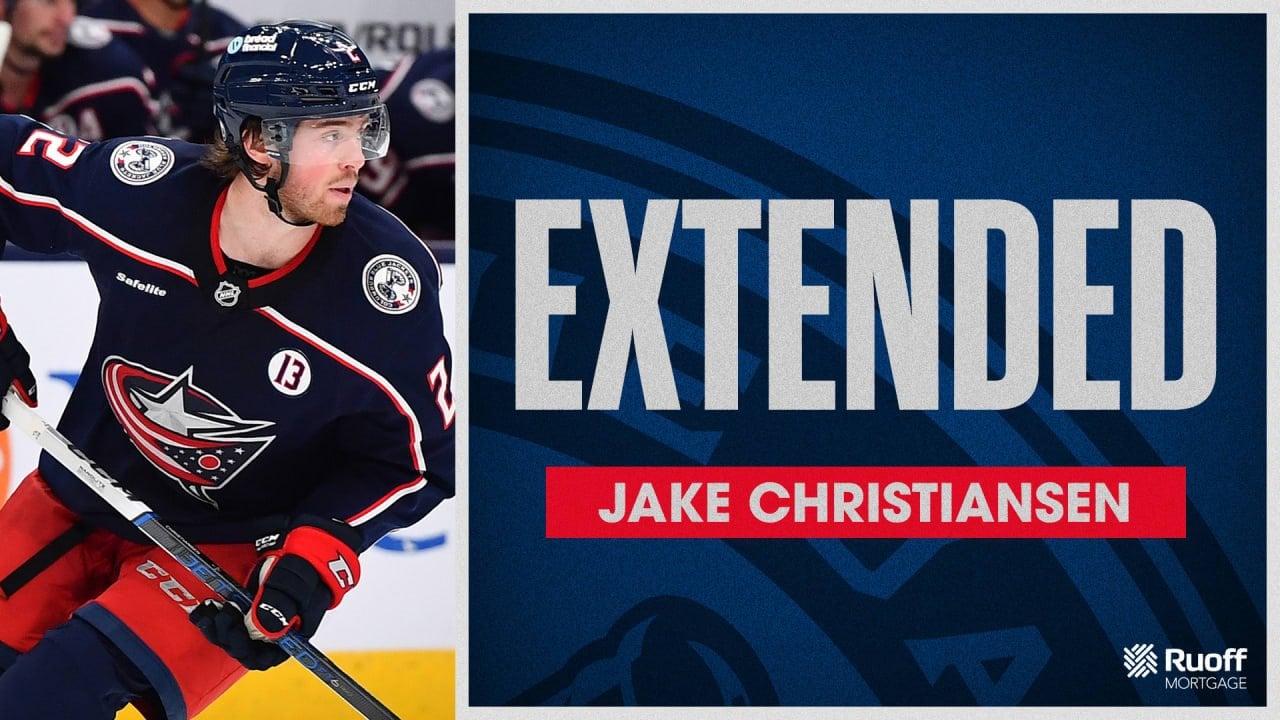 CBJ sign Jake Christiansen to two-year $1.95 million contract extension ($975,000 AAV)