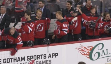 [NJDevils] Bratter was souped up to play his 500th career game, so we just had to mic him up.