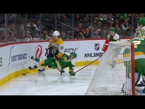 In the second half of this video the Nashville FanDuel commentators dispute that it was even a slew foot. Are they not seeing what everyone else sees?