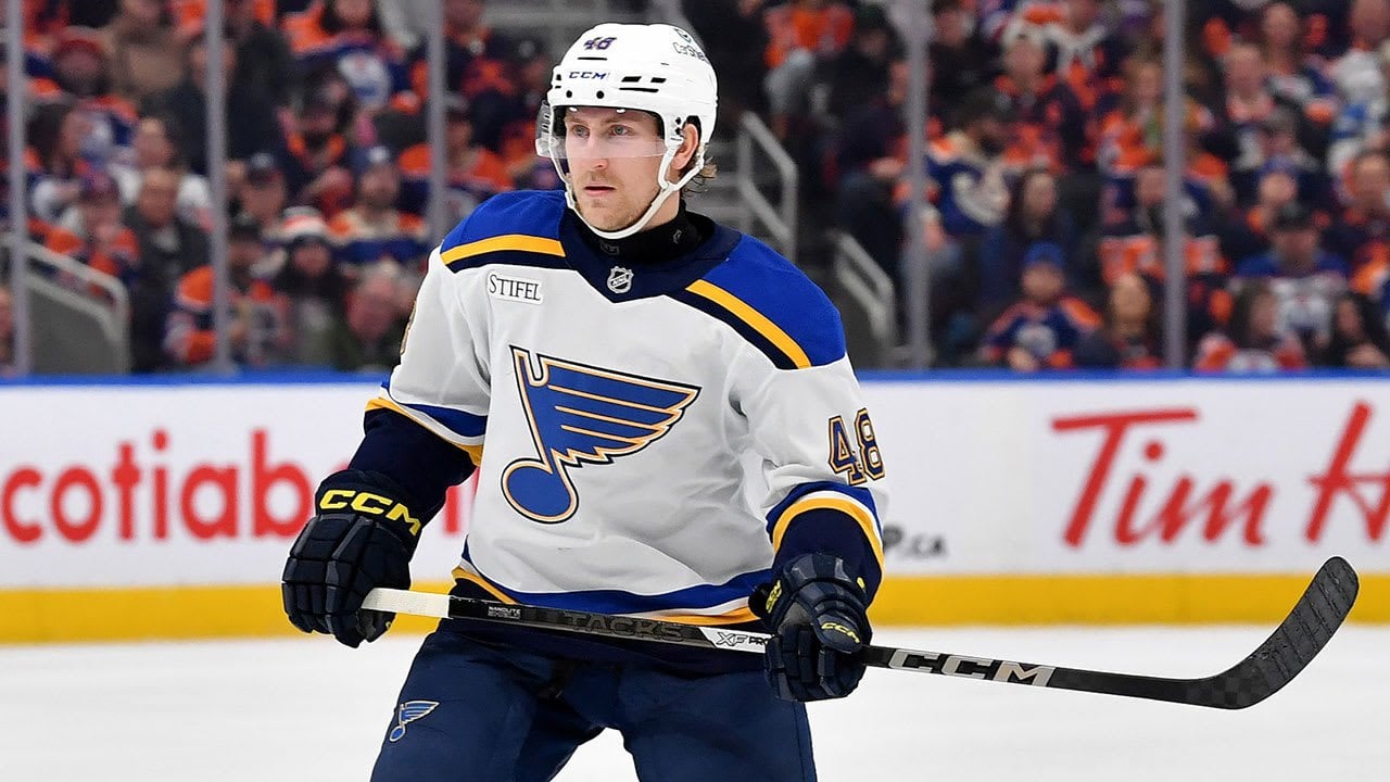 Blues acquire 5th-round pick from NY Islanders for Perunovich