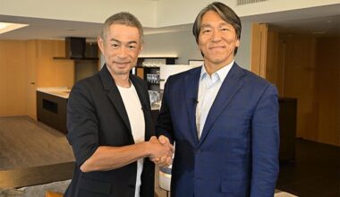 Ichiro had a conversation with Hideki Matsui on a television program. During the conversation, he questioned some of the recent rule changes in baseball.