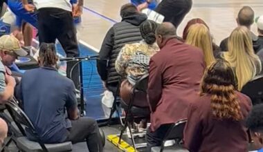 Luka scooting away in some sort of weird bicycle after the game with the cavs