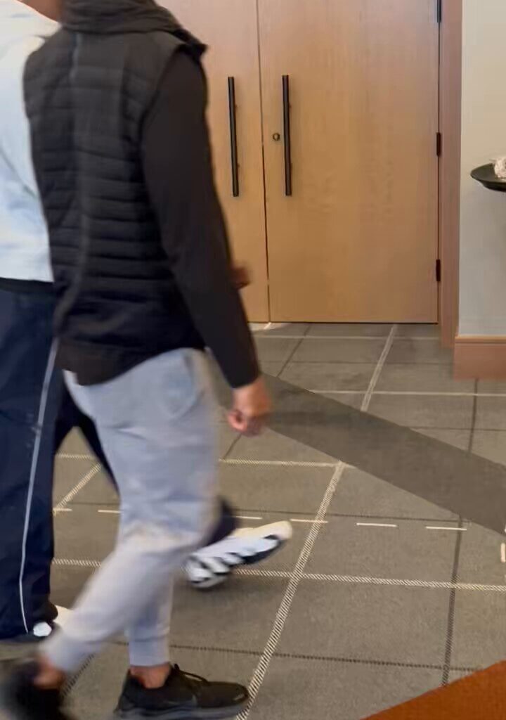 Shedeur Sanders just went into this interview room at the Shrine Bowl headquarters to meet with the Titans, among others. Chad Brinker, Mike Borgonzi, Brian Callahan and many others from Titans staff in there.