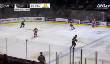 Elmer Söderblom scored a beauty on the power play for the Griffins