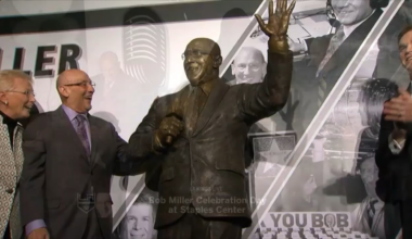 This Day in Kings’ History (2018): Bob Miller gets a banner and statue at STAPLES Center