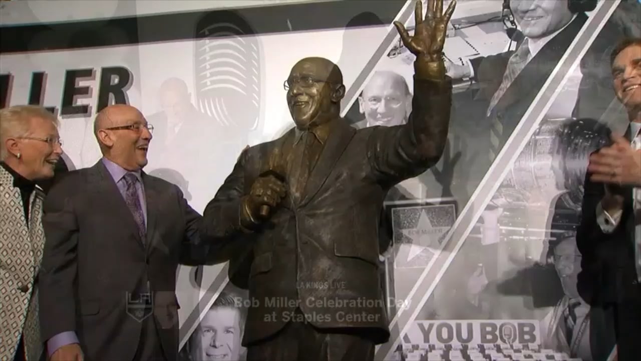 This Day in Kings’ History (2018): Bob Miller gets a banner and statue at STAPLES Center