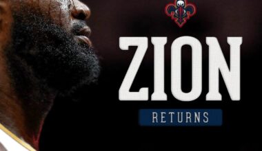 Zion available tonight vs MIN