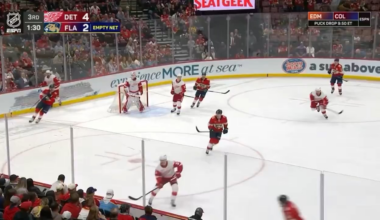 Larkin scores the empty netter to seal it with a bonus road octopus