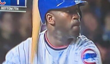 Watching a Rockies at Cubs game from 8/07/01 featuring our very own 3rd Base Coach - Eric Young, Sr.!