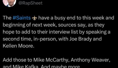 Update on the coaching search