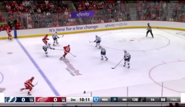 KASPER with the tip to make it 1-0 on 01/25/2025