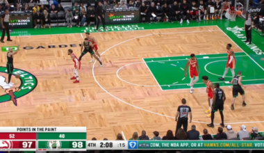 Celtics targeting Trae Young at the end of regulation, Hawks gameplanning around it with scram switches + hitting the switch + great rotations