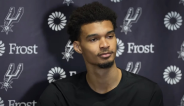 Wemby on being a role model: "The impact can be negative just as it can be positive. It is a real responsibility, not a pressure, but definitely a responsibility...the best way to inspire people in a good way and use that impact in a good way is to act healthy and to be a healthy + genuine person."