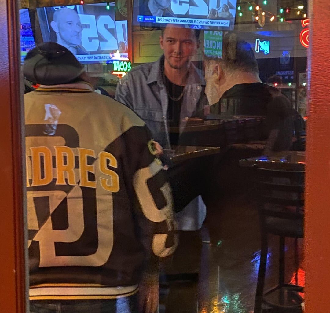 We ran into Jackson Merrill last night and he signed a card for us!