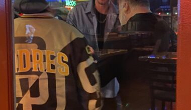 We ran into Jackson Merrill last night and he signed a card for us!