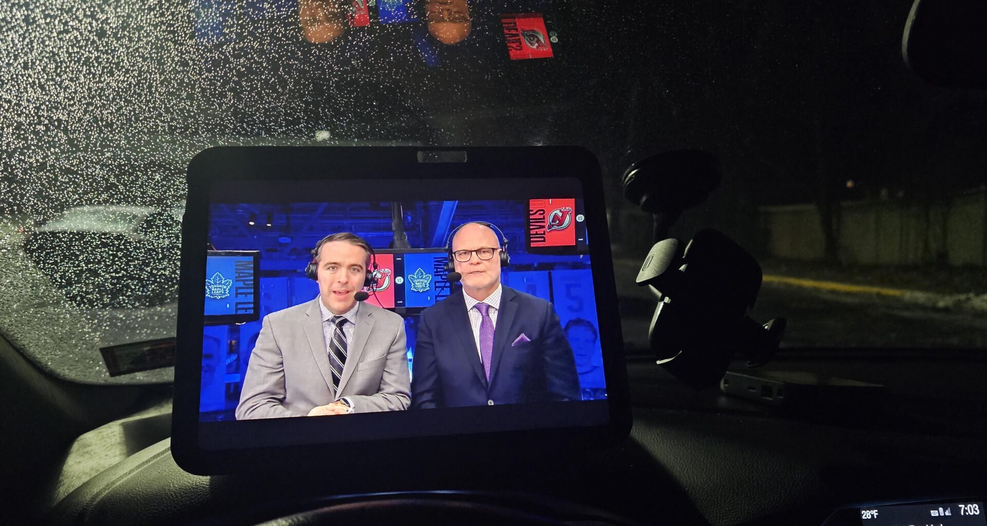 On the road glad to get a good stream tonight LETS GO DEVILS!!!