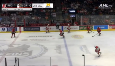 William Wallinder scores for the Griffins. Carter Mazur with the secondary assist